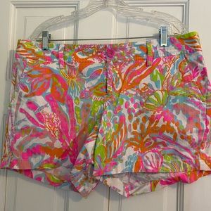 Lilly Pulitzer Callahan shorts size 14